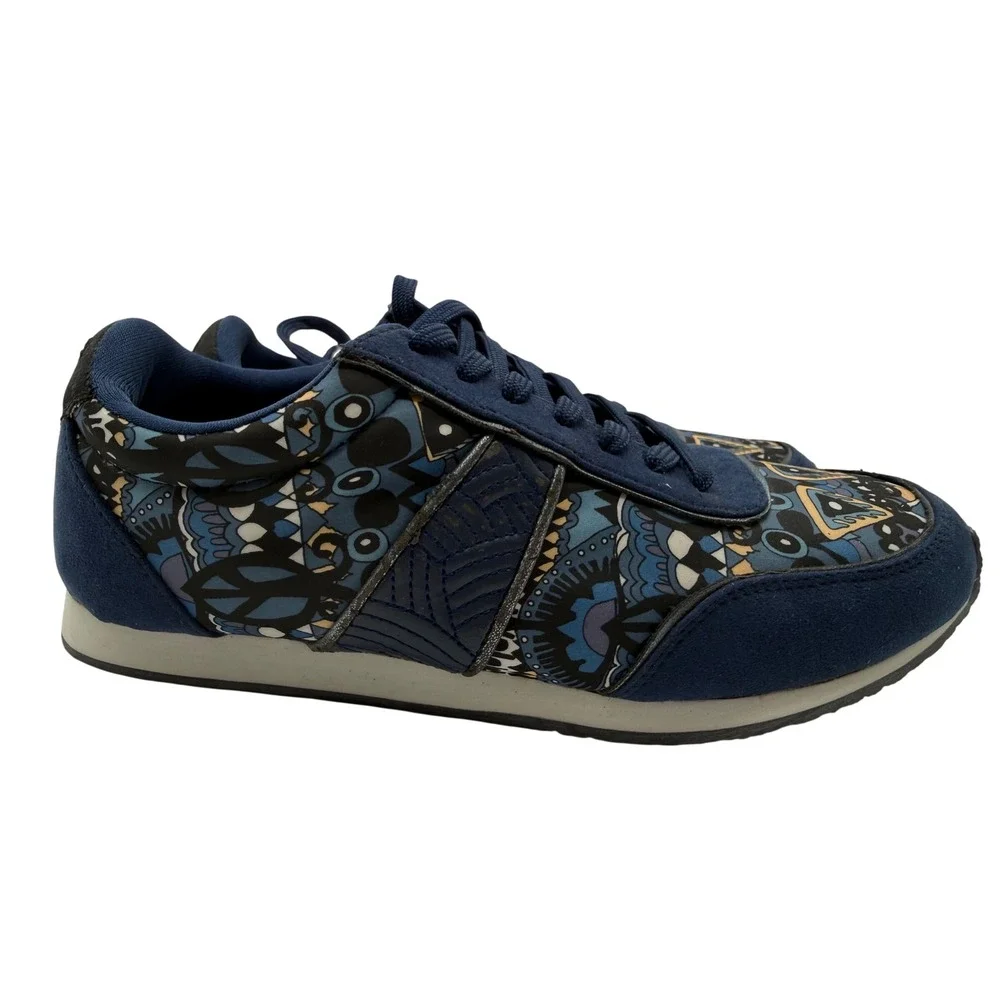Sak Roots Sneakers Women 8.5 Blue Excellent Geometric Print Low Tops